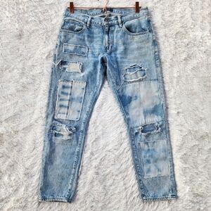 Levi's Made And Crafted Patchwork The Crush Taper Jeans